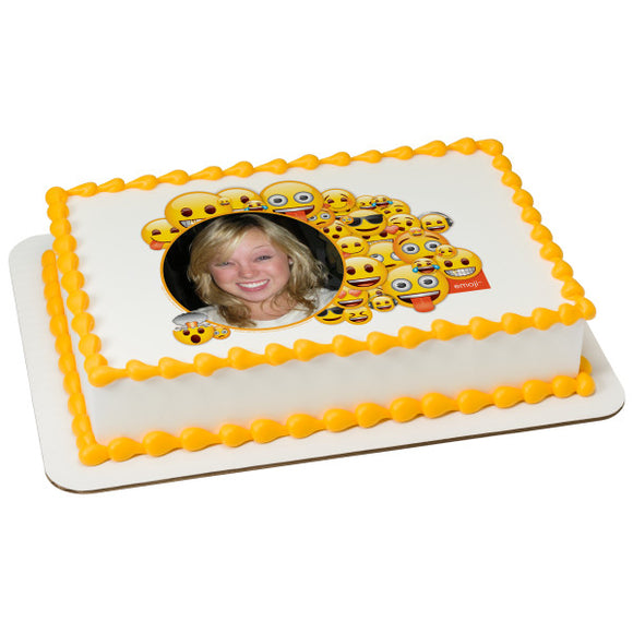 emoji™ Mashup PhotoCake® Edible Image® Frame - EIC21816