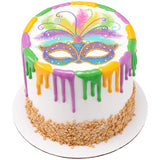 Mardi Gras Mask PhotoCake® Edible Image® - EIC24554