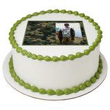 Camo Hunting PhotoCake® Edible Image® Frame - EIC24895
