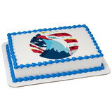 Patriotic Eagle PhotoCake® Edible Image® - EIC25663