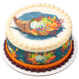 Watercolor Cornucopia PhotoCake® Edible Image® - EIC25719