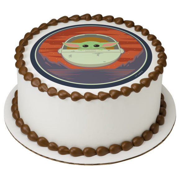 Star Wars ™ The Mandalorian The Child in the Pram PhotoCake® Edible Image® - EIC26465