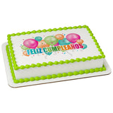 Feliz Cumpleaños PhotoCake® Edible Image® - EIC26518