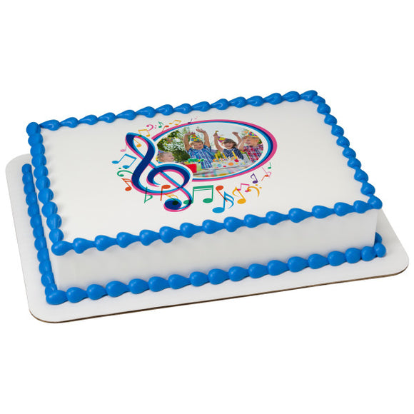 Music PhotoCake® Edible Image® Frame - EIC26899