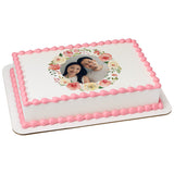 Floral Wreath PhotoCake® Edible Image® Frame - EIC26900