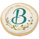 Leaves Circle PhotoCake® Edible Image® Frame - EIC26901