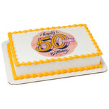 50th Birthday PhotoCake® Edible Image® - EIC26905