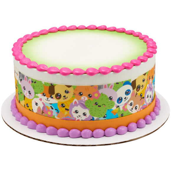 Kawaii Characters PhotoCake® Edible Image® Strips - EIC26928