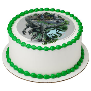 Jurassic World™ Raptor Paddock PhotoCake® Edible Image® - EIC27257