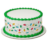 Christmas Lights PhotoCake® Edible Image® Strips - EIC27458