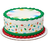 Christmas Lights PhotoCake® Edible Image® Strips - EIC27458