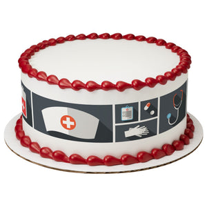 Medical Field - Nurse - PhotoCake® Edible Image® Strips - EIC27846