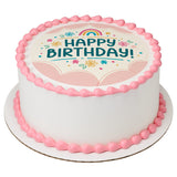 Happy Birthday Rainbow PhotoCake® Edible Image® - EIC28507