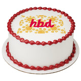 HBD Happy Birthday PhotoCake® Edible Image® - EIC28528