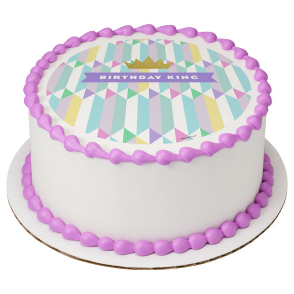Happy Birthday King PhotoCake® Edible Image® - EIC28531