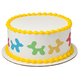 Balloon Dog PhotoCake® Edible Image® Strips - EIC28535
