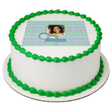 Azul Feliz Cumpleaños PhotoCake® Edible Image® Frame - EIC28541