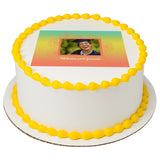 Felicitaciones por tu Graduación Floral PhotoCake® Edible Image® Frame - EIC28551