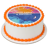 Peace, Love & Birthday PhotoCake® Edible Image® - EIC28562