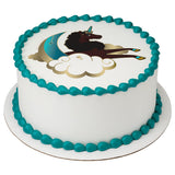 Afro Unicorn Magical PhotoCake® Edible Image® - EIC28722