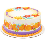 Marigolds PhotoCake® Edible Image® Strips - EIC28909