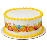 Marigolds PhotoCake® Edible Image® Strips - EIC28909