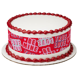Be Mine PhotoCake® Edible Image® Strips - EIC28939