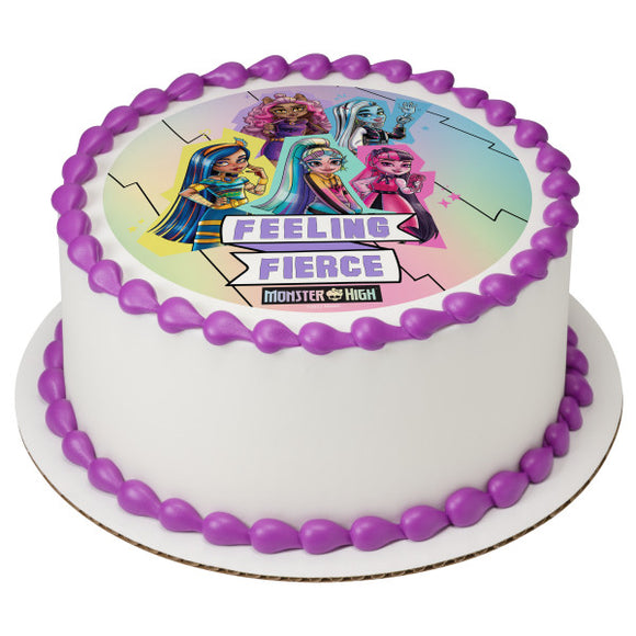 Monster High™ Feeling Fierce PhotoCake® Edible Image® - EIC29078