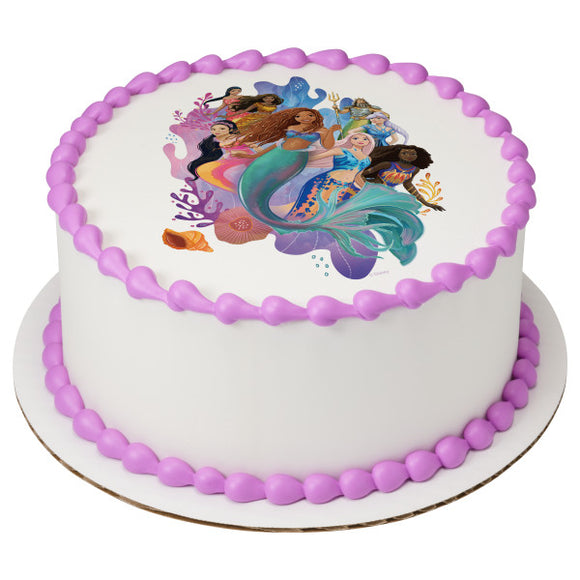 Disney's The Little Mermaid Sisters of the Sea PhotoCake® Edible Image® -  EIC29083