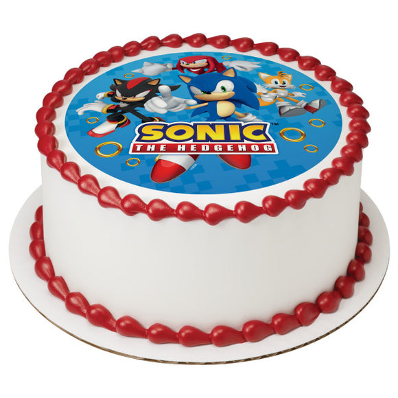 Sonic the Hedgehog Still Unstoppable PhotoCake® Edible Image® - EIC29104