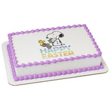 Snoopy Woodstock Peanuts® Happy Easter PhotoCake® Edible Image® - EIC29219