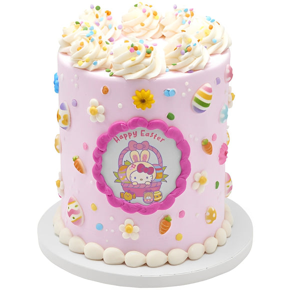Hello Kitty® Happy Easter PhotoCake® Edible Image® - EIC29229