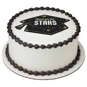 Shoot for the Stars PhotoCake® Edible Image® Graduation - EIC29267