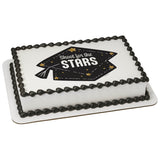 Shoot for the Stars PhotoCake® Edible Image® Graduation - EIC29267