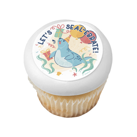 Let's Seal-ebrate! PhotoCake® Edible Image® Congratulations Graduation - EIC29284