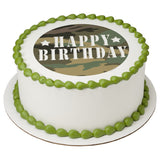 Camouflage Birthday PhotoCake® Edible Image® - EIC441