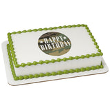 Camouflage Birthday PhotoCake® Edible Image® - EIC441