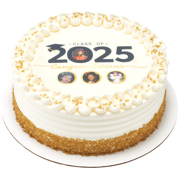 2025 Graduate Multi-Photo PhotoCake® Edible Image® Frame - EIC62507