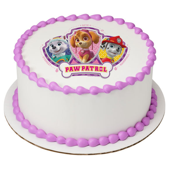 PAW Patrol™ Skye, Everest, & Marshall PhotoCake® Edible Image® - EIO8430