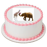 Elephant and Giraffe Friends EI016007