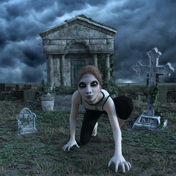 Crawling Cemetery Zombie -  EIO18005
