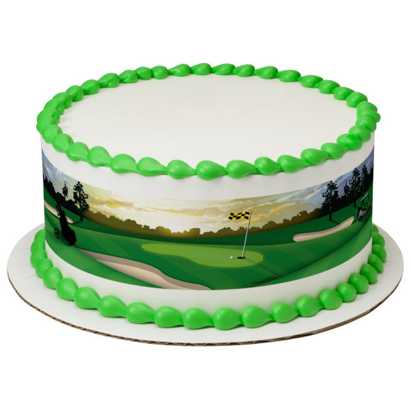 Golf PhotoCake® Edible Image® Strips EIC19308