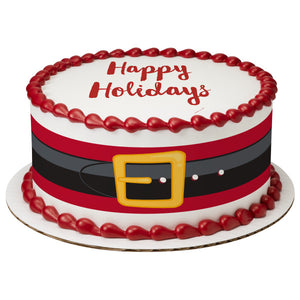 Santa's Belt PhotoCake® Edible Image® Strips EIC19339