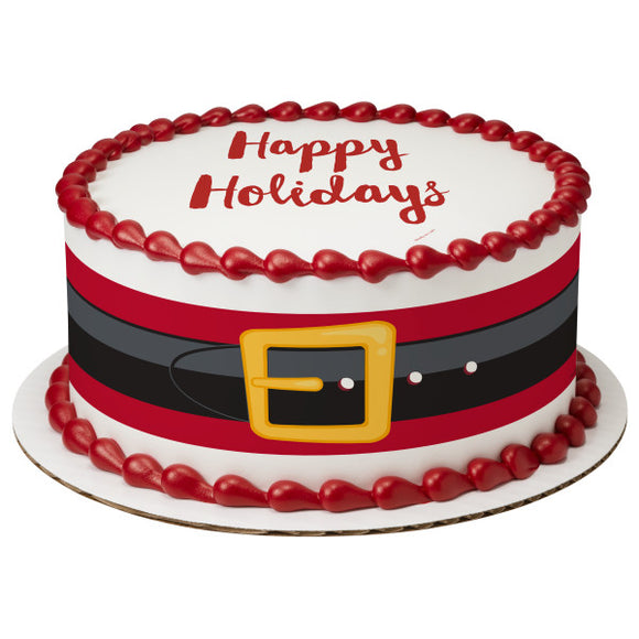 Santa's Belt PhotoCake® Edible Image® Strips EIC19339