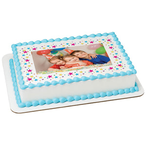 Stars PhotoCake® Edible Image® Frame EIC20126