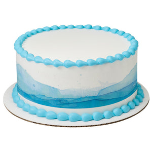 Watercolour Waves PhotoCake® Edible Image® Strips EIC20402