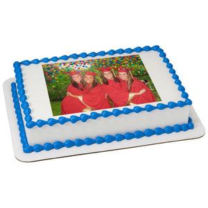 Raining Confetti PhotoCake® Edible Image® Frame EIC22418