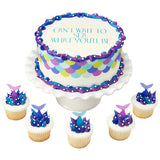 Mermaid Scales PhotoCake® Edible Image® Strips EIC22915