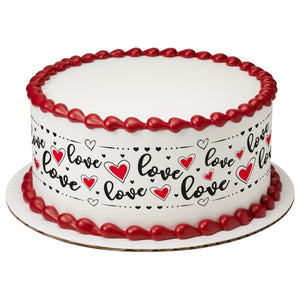 Love PhotoCake® Edible Image® Strips EIC23265