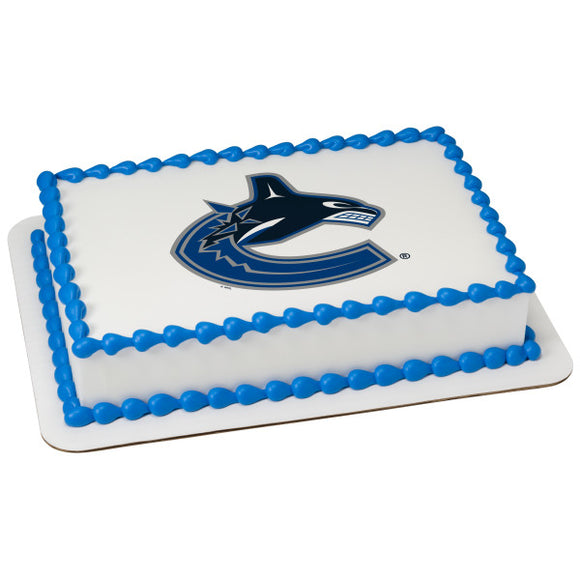 NHL® Vancouver Canucks® PhotoCake® Edible Image® EIC25447